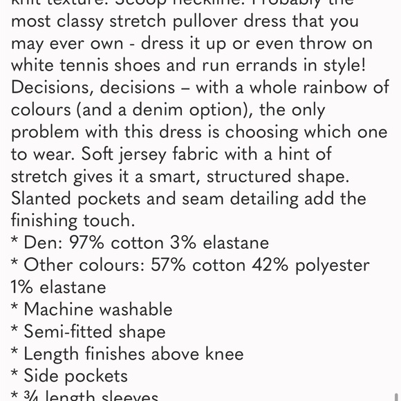 Boden Hannah Dress in Bright Red 14R NWOT - Picture 5 of 5